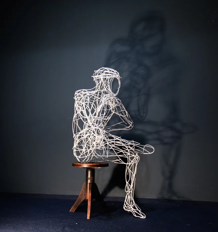 Skulptur von Bildhauerin Stefanie Welk, Kunst für Wohnraum, Praxisräume und Büro
