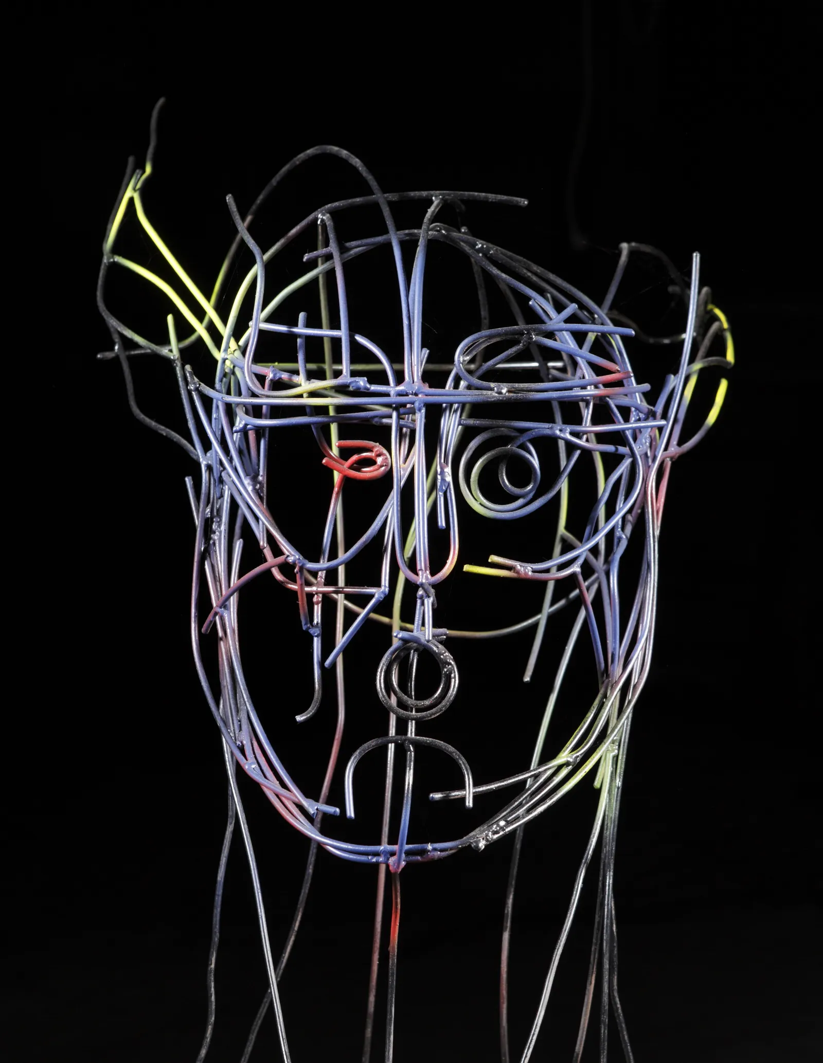 AIR_CONDITION – Drahtskulptur von Bildhauerin Stefanie Welk, Kunst für Wohnraum, Praxisräume und Büro